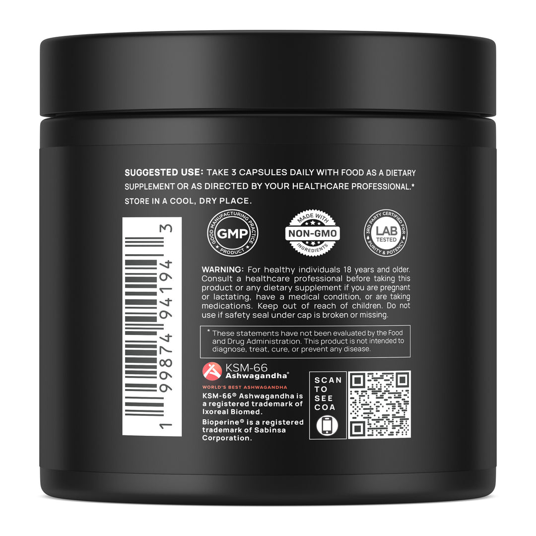 Women's Maca Root suggested use and certifications
