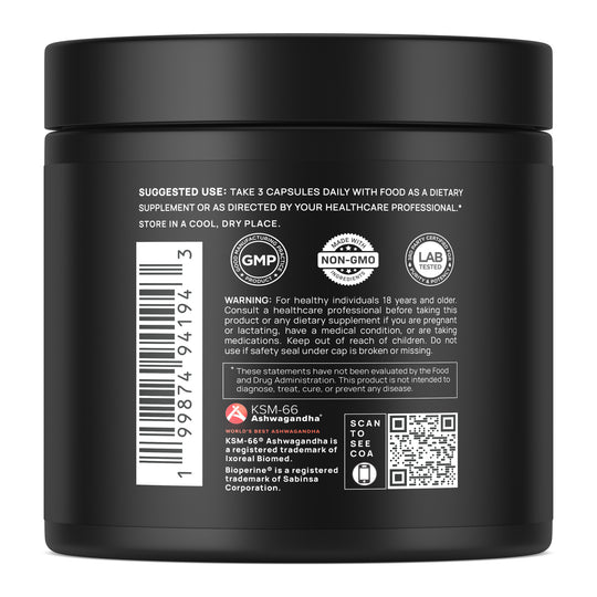 Women's Maca Root suggested use and certifications