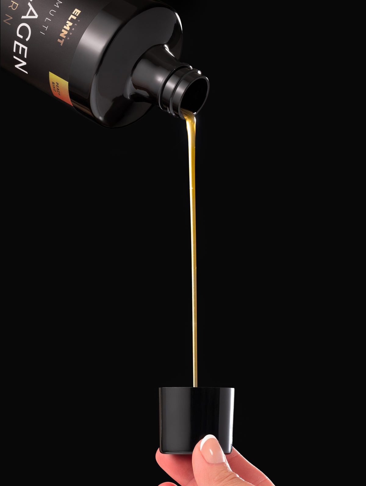 TERRA ELMNT Premium Liquid Collagen being poured
